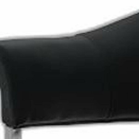 Homeroots Contemporary Leatherette Dining Chair - Black 284242